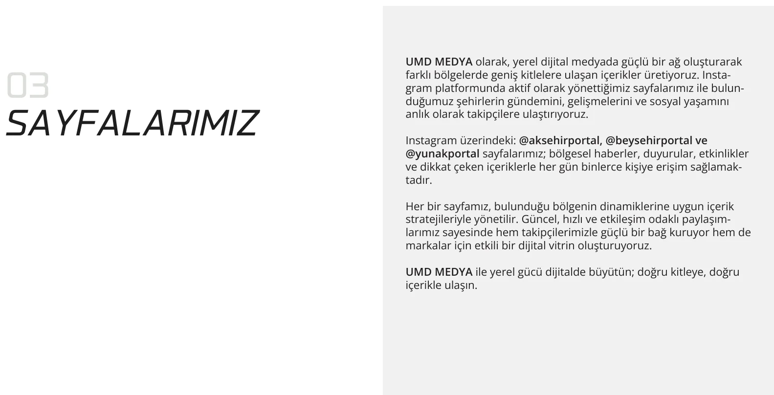 Portal sayfalarımızdan görseller